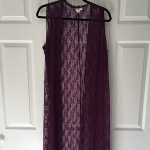 LuLaRoe lace kimono